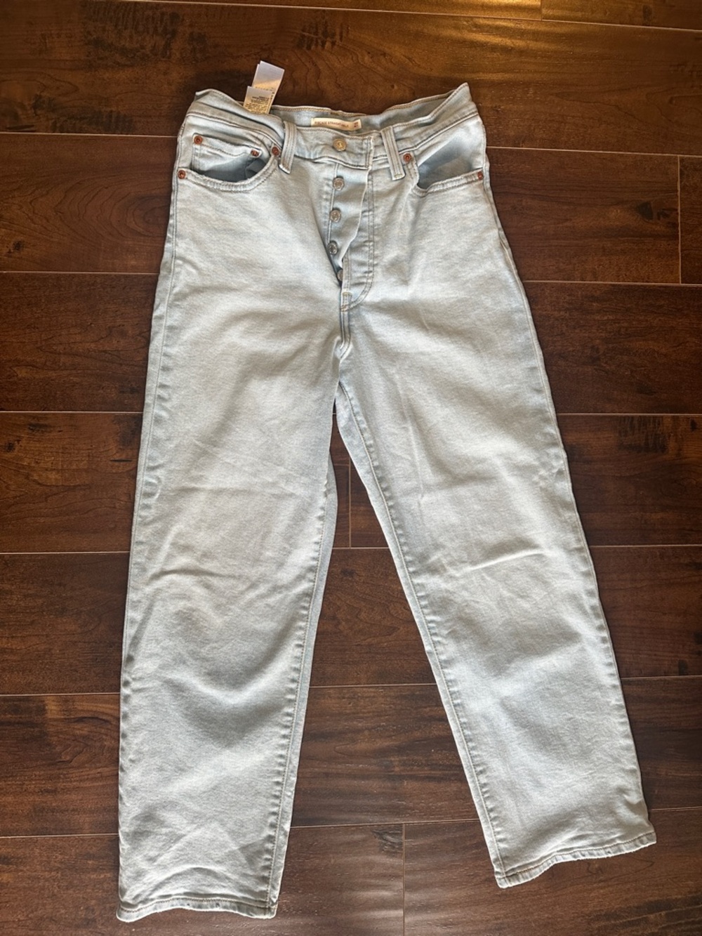 Women’s Levi Light Wash Button-Fly Jeans - Light Blue